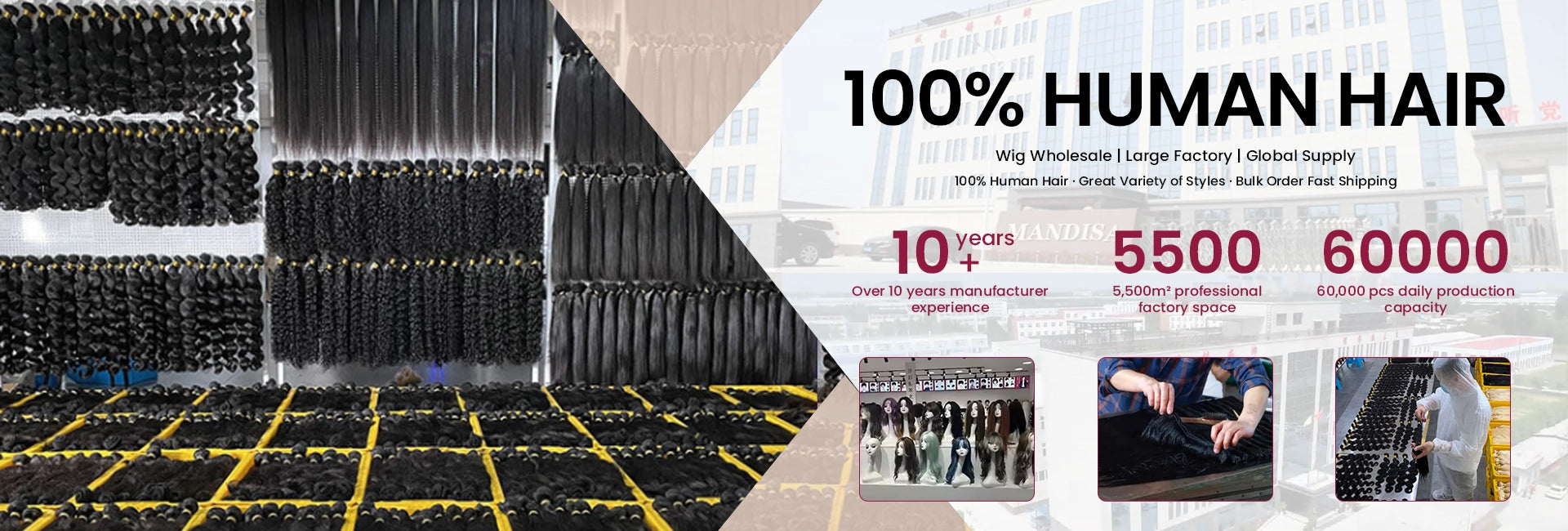 100% human hair supplier