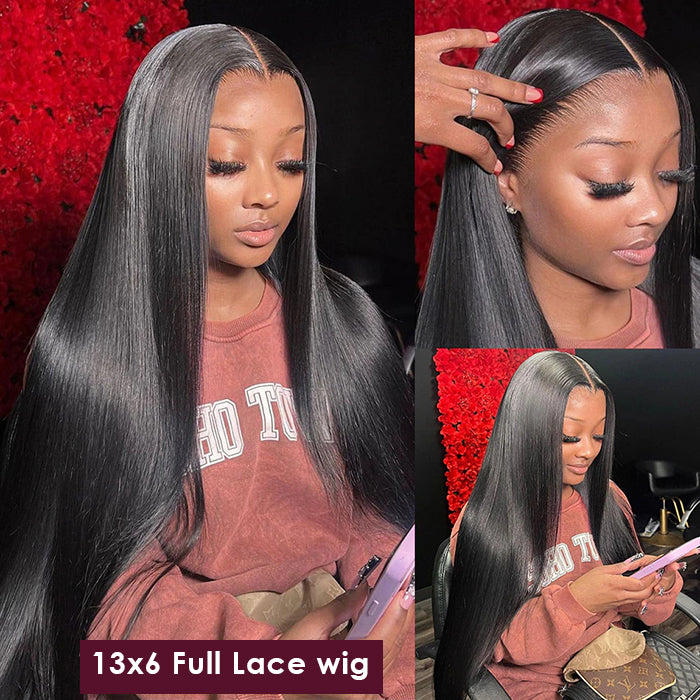 [Flash Deal] 4x4 / 13x4 / Full 13x6 HD Swiss Lace Straight Wig