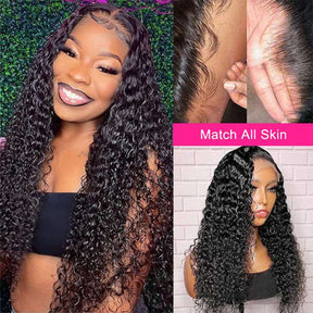 15A Double Drawn Salon Quality-13x4 Thick Afo Kinky Curly HD Lace Frontal Human Hair Wigs