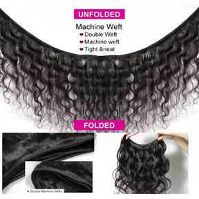 Body Wave Bundle Deals Grade 9A Brazilian Virgin Human Hair Weaves