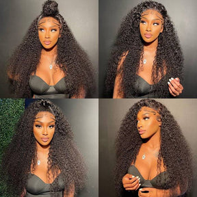 Brazilian Kinky Curly Wig Human Hair Wigs for Women 4x4 5x5 Lace Closure Wig Curly Human Hair Wig