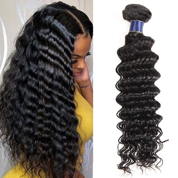 Bundle Sale Deep Wave Bundles 100% Unprocessed Virgin Human Hair