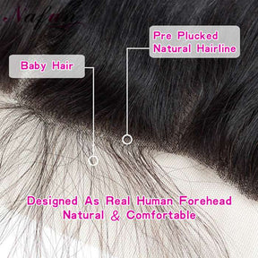 Transparent Lace Frontal Straight 13x4 Ear to Ear Lace Frontal Human Hair 12A Best Quality